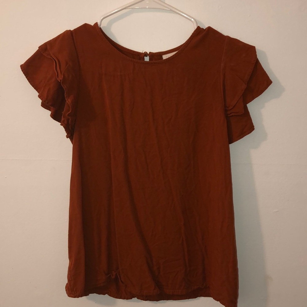 burnt orange top